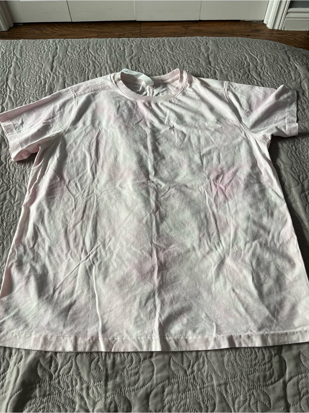 lululemon athletica Light Pink Tie-Dye Short Sleeve Top